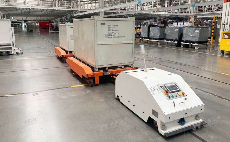 磁導航尾部牽引AGV